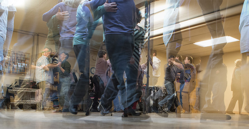 Group dance class