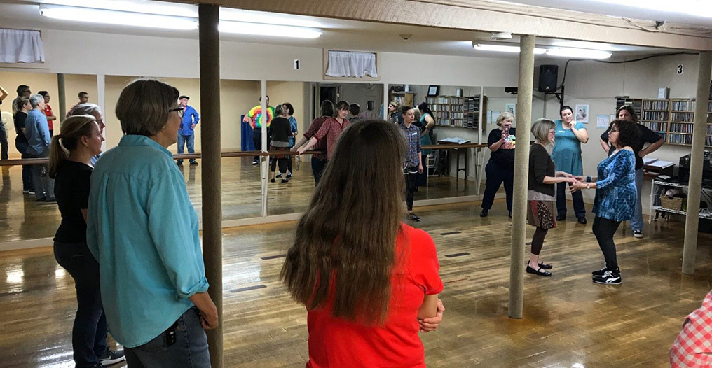 Group dance class